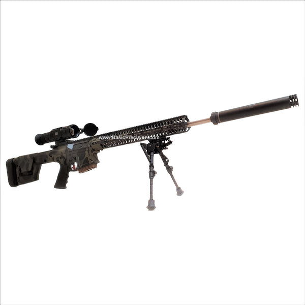 Load image into Gallery viewer, Bering Optics Super Yoter 50mm 640 x 480 pxl Thermal Scope Installed on a Long-Range AR-10 Rifle
