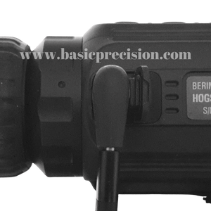 External Power Bank Connects To Bering Optics Thermal Rifle Scope Via USB-C Port